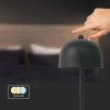 Lampka stołowa nocna V-TAC 3W LED 30cm ładowanie USB ściemnianie czarna VT-1052 3000K-6000K 200lm